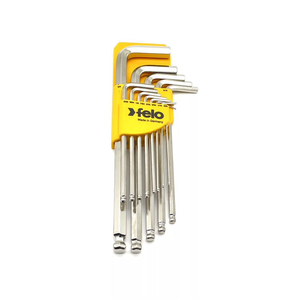 Felo 37513011, Set 13 chei L HEX, lungi, cap cu bila, INCH, HEX 0.050in-3/8in [1]
