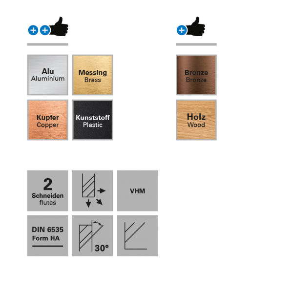 Freza de adancime, Toric Cut, 2 caneluri, Datron 0078810, 10.0x10.0x10.0mm [2]