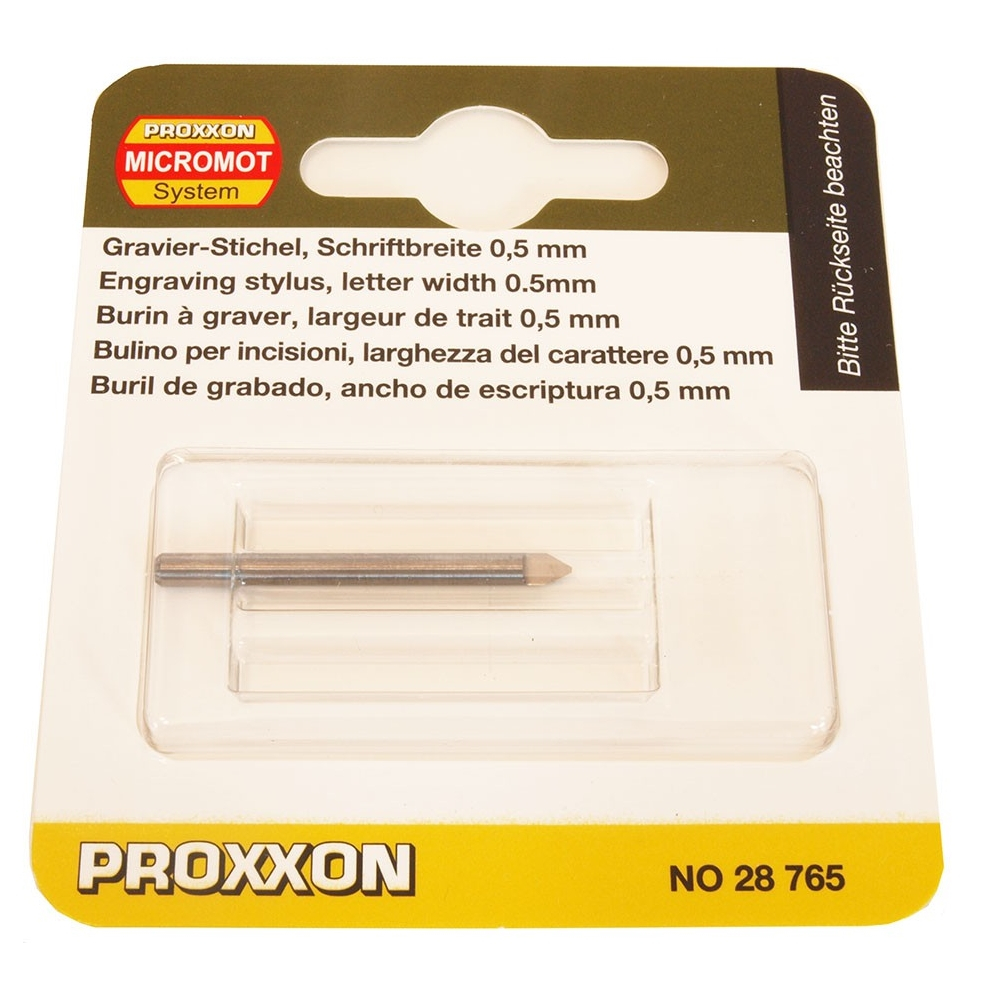 Freza pentru gravura, Proxxon 28765, 60 grade, 0.5x3.2mm [2]