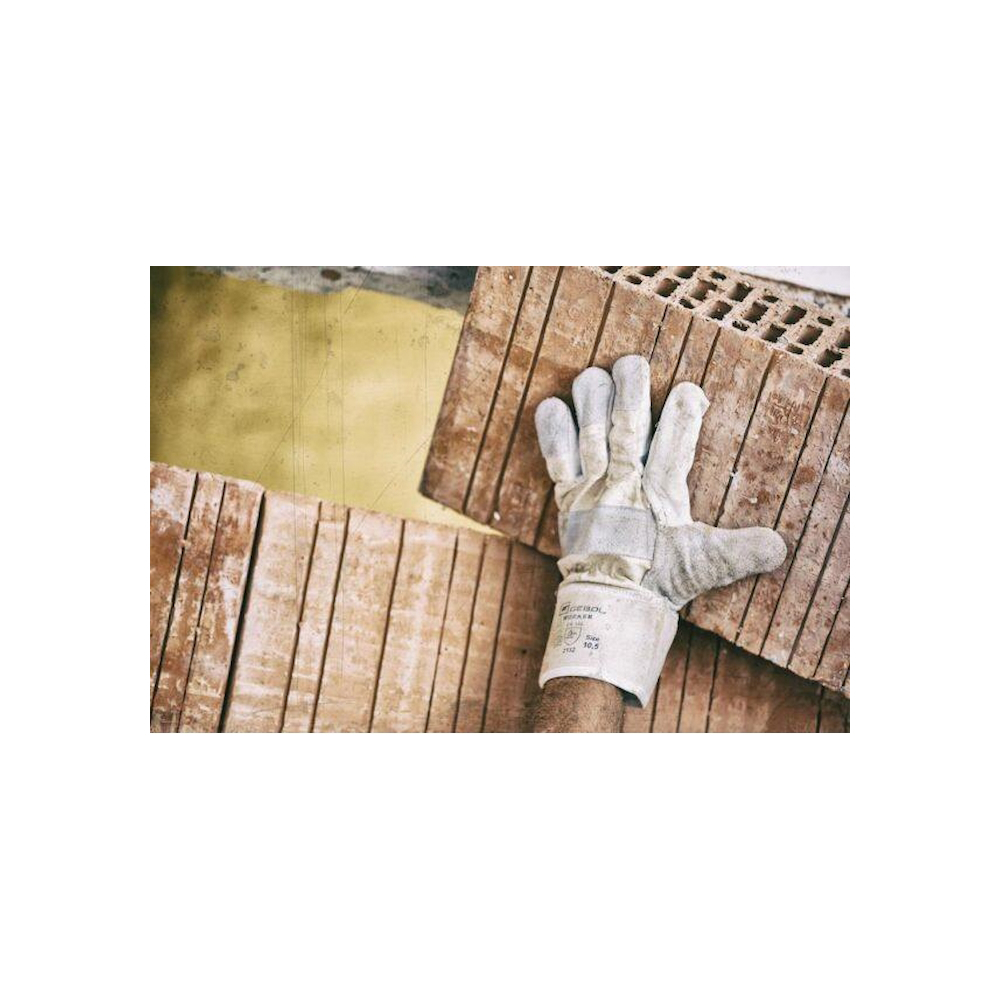 Gebol 709207, Manusi de protectie Worker, din piele de vaca, uz profesional, marimea 10.5/XL [3]