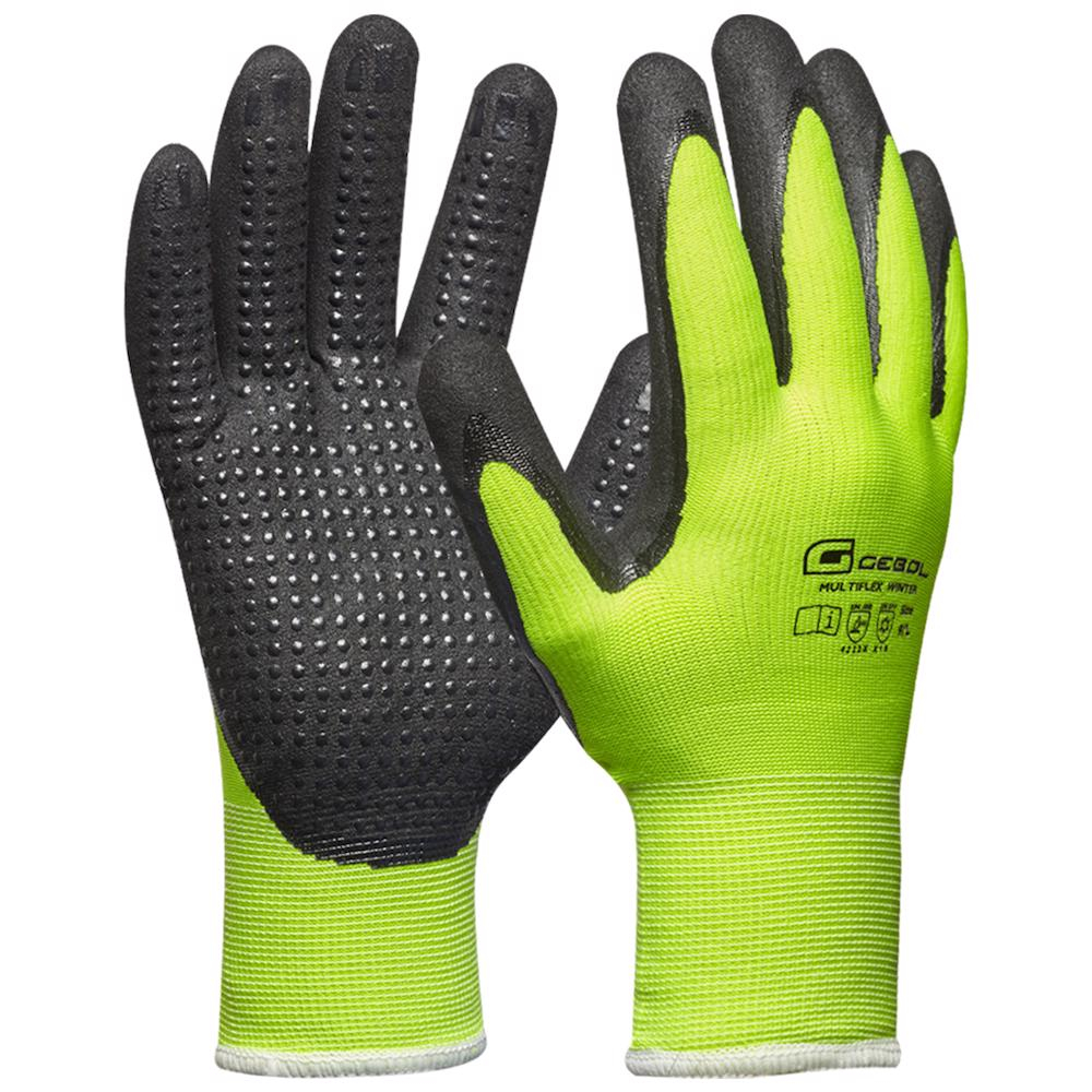 Gebol 709597, Manusi de protectie Multi Flex Winter, din poliester si captuseala din poliacrilic, acoperire din spuma de nitril, uz profesional, marimea 10/XL [1]