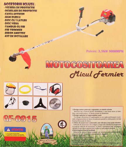 Motocoasă pe benzină 712 cu 8 accesorii 4,76 CP [1]