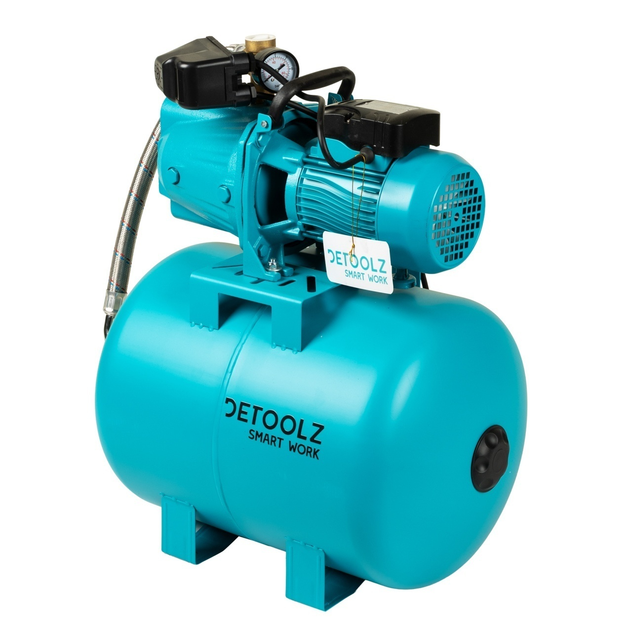 Hidrofor Detoolz 0.9 kW, debit maxim 3300l/h, inaltime maxima pompare 45m, corp pompa fonta, butelie 50L [2]