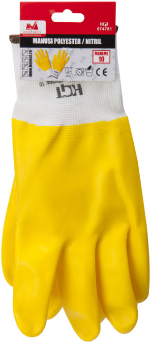 Mănuși polyester acoperite nitril [1]