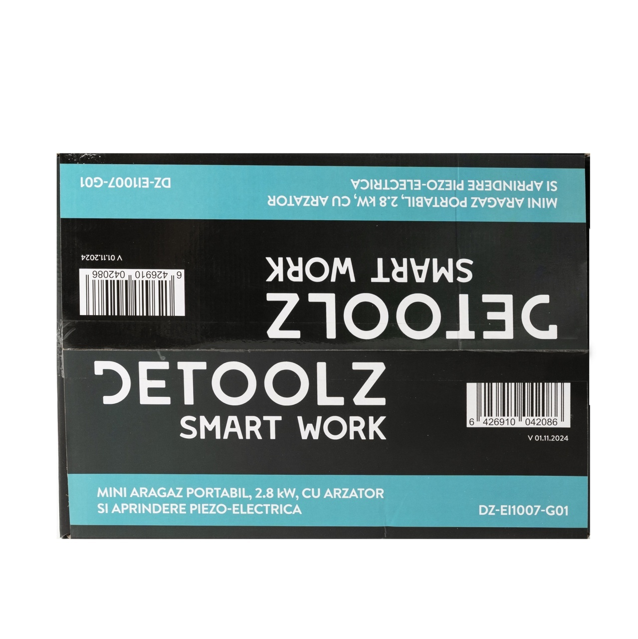 Mini aragaz portabil, Detoolz, 2.8kW, 1 ochi, Piezo [4]