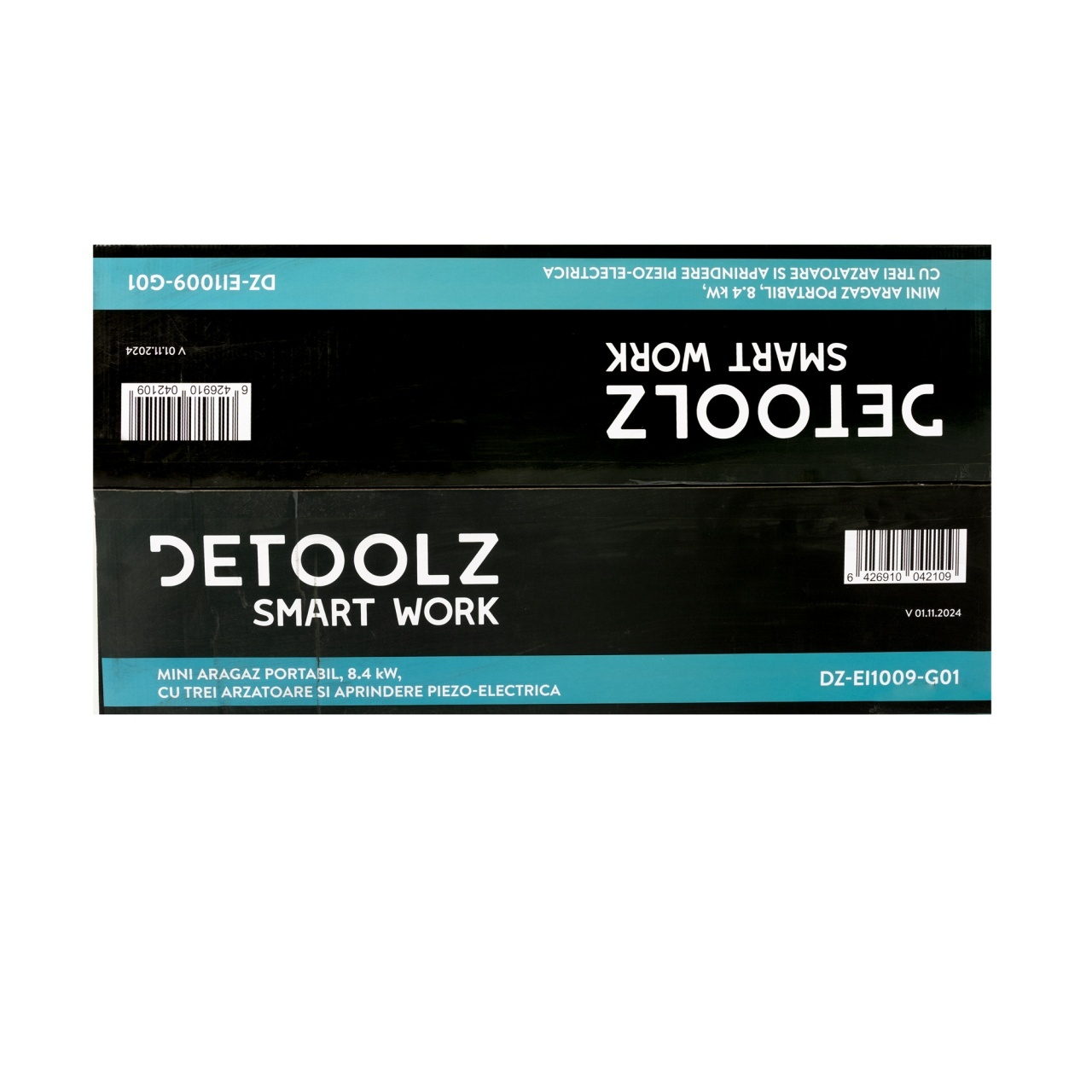 Mini aragaz portabil, Detoolz, 8.4kW, 3 ochiuri, Piezo [4]