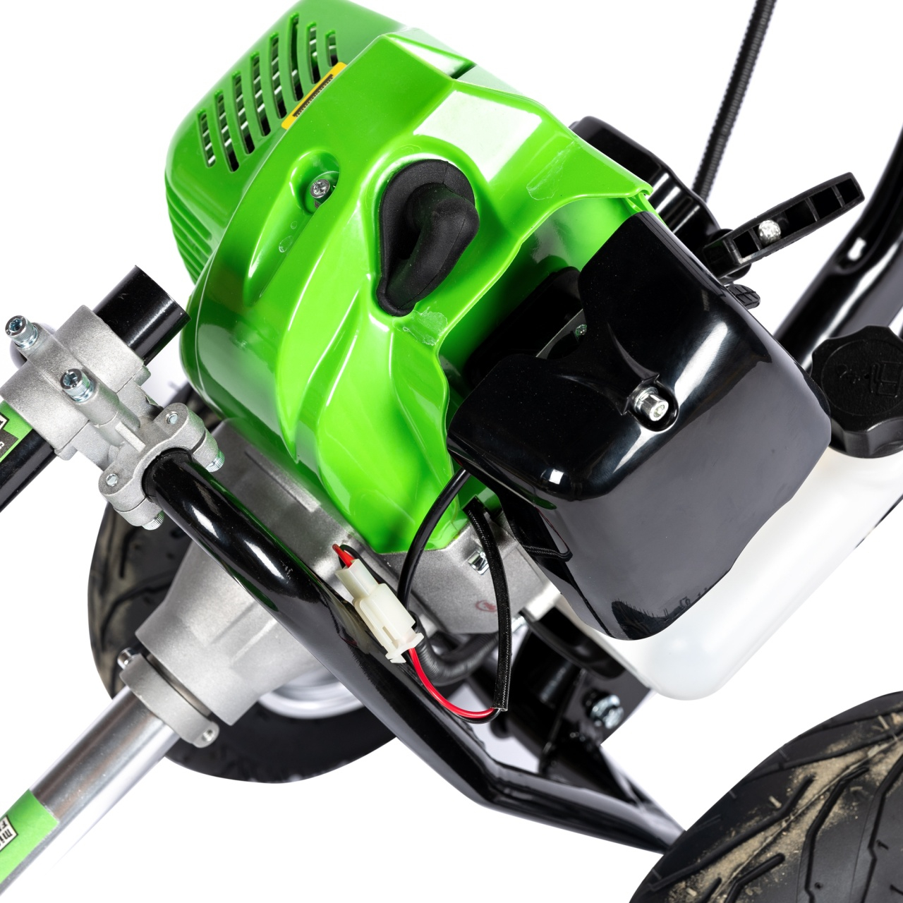 Motocositoare pe benzina cu roti Micul Fermier, 2T, pornire rapida, 3 accesorii [11]