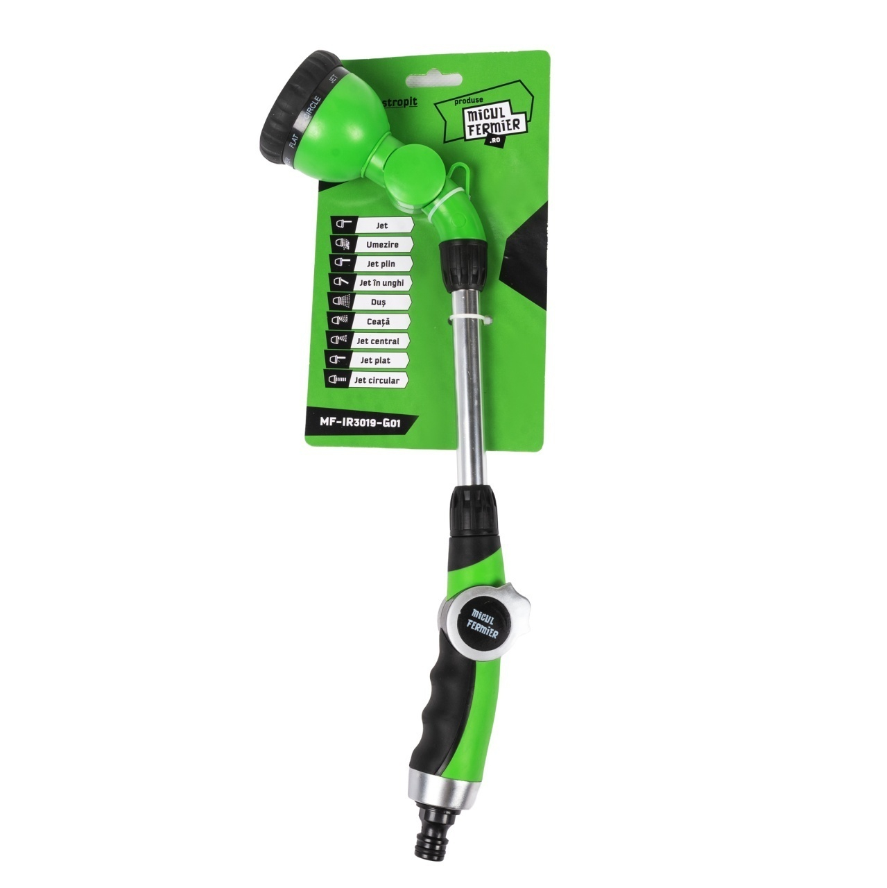 Pistol de stropit Micul Fermier, 9 functii de stropire, cu tija [3]