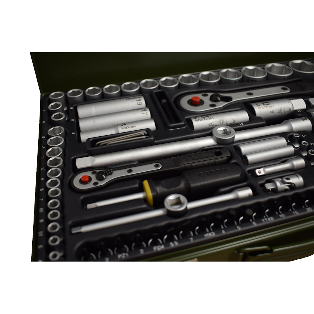 Proxxon 23640, Trusa de tubulare de 1/4' si 1/2' 86 de piese [3]