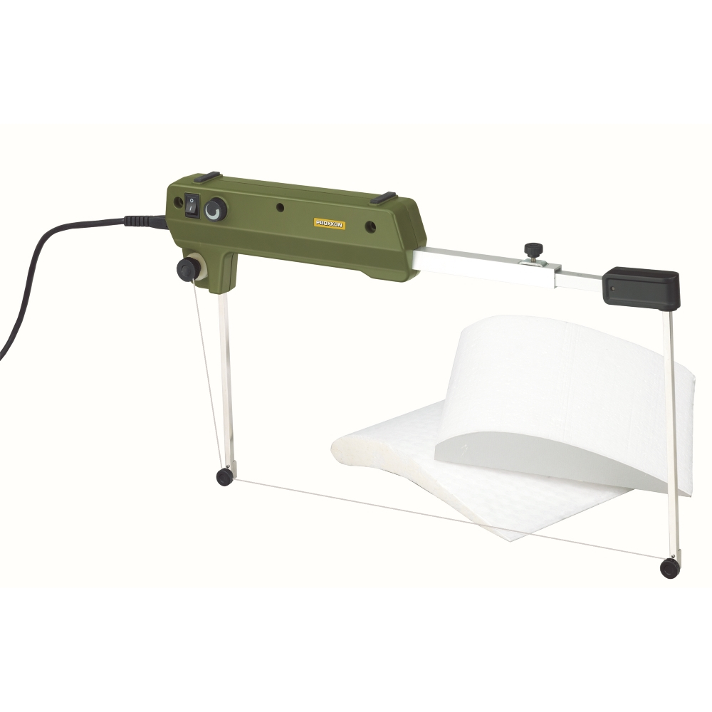 Proxxon 27084, Aparat pentru taiat cu fir cald THERMOCUT 650, max 650mm, fir drept, 220V, 60W, 100 - 350 °C, include bobina fir 30m [1]