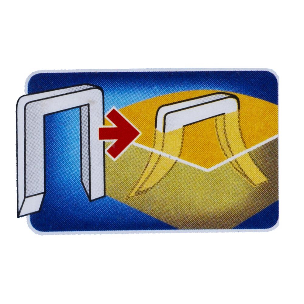 Rapid 40109576, set 648 capse de inalta performanta, sarma din otel galvanizat, varfuri divergente, No. 140, 14mm [4]