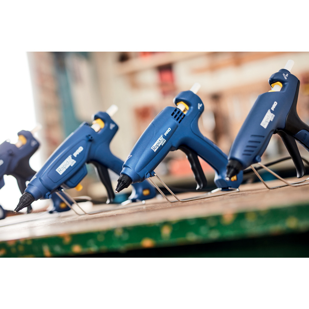 Rapid 5000328, Pistol industrial GlueGun PRO EG360, albastru, max 300W, debit 1800g/h, 120 - 230°C reglabila, duze detasabile, functional cu batoane de 12mm [7]