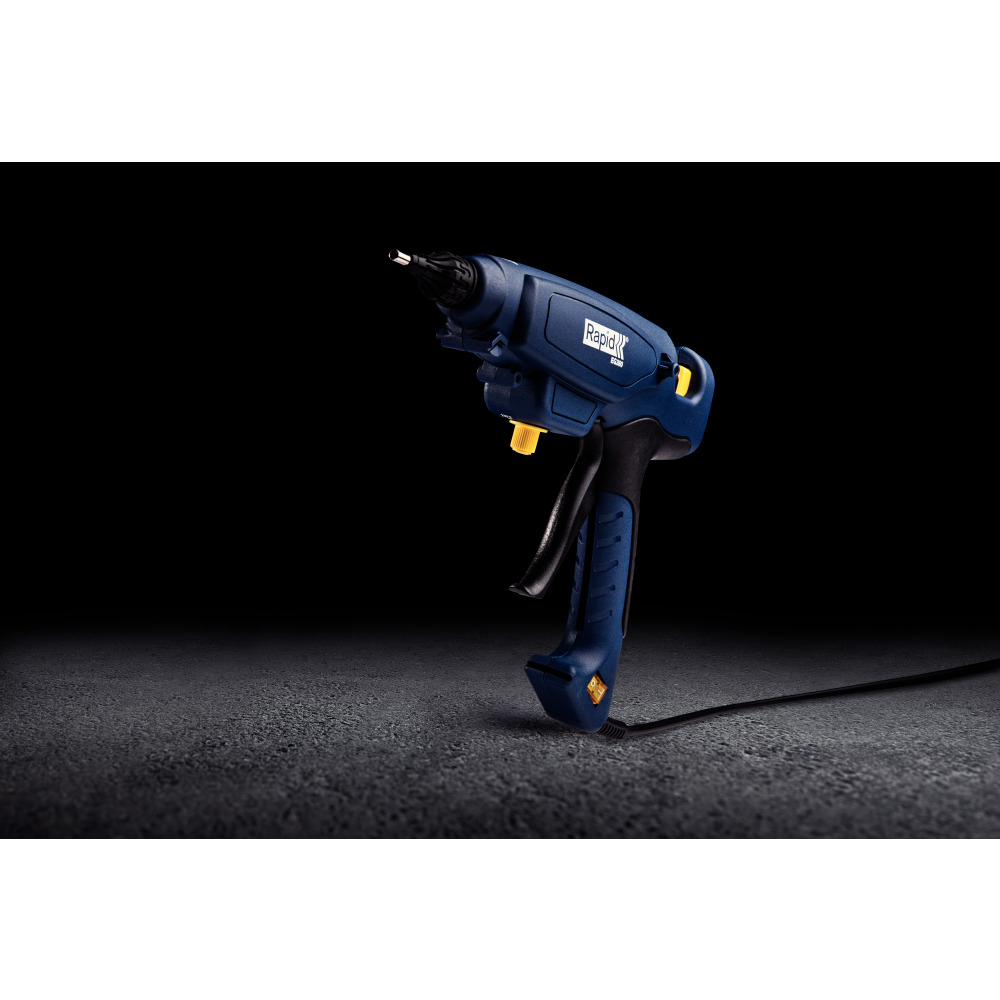 Rapid 5000328, Pistol industrial GlueGun PRO EG360, albastru, max 300W, debit 1800g/h, 120 - 230°C reglabila, duze detasabile, functional cu batoane de 12mm [5]