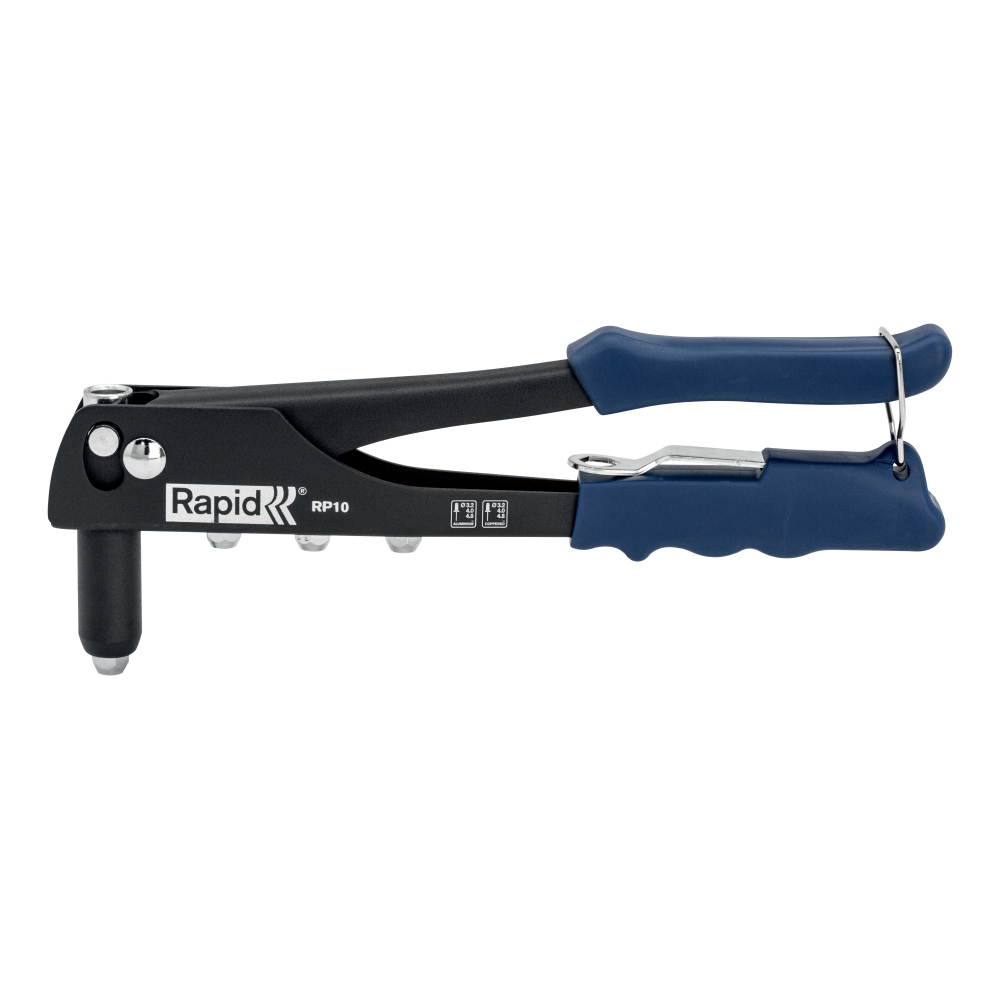 Rapid 5000523, Cleste pop nituri Hobby RP10 cu 4 capete nituire interschimbabile, 3.2/4.0/4.8mm [1]