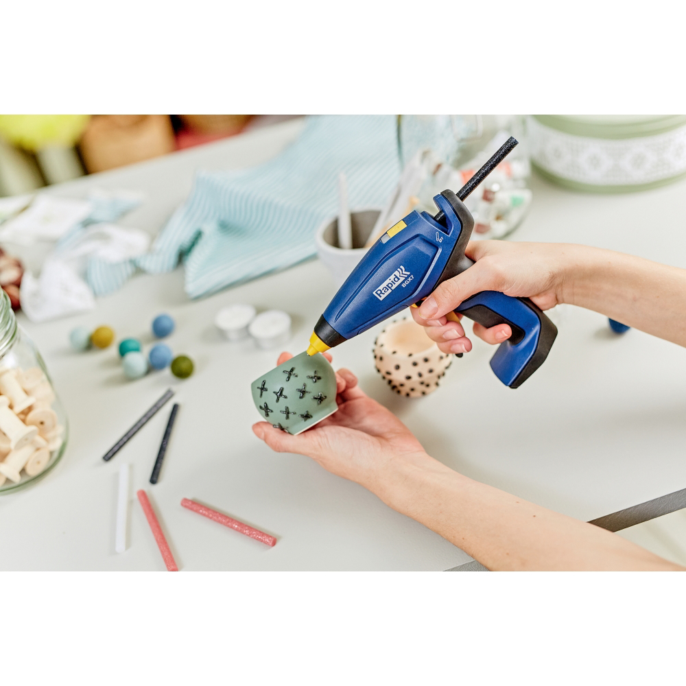 Rapid 5001423, set 36 batoane de adeziv, decoratii, colorate, cu sclipici, 7 x 90 mm [4]