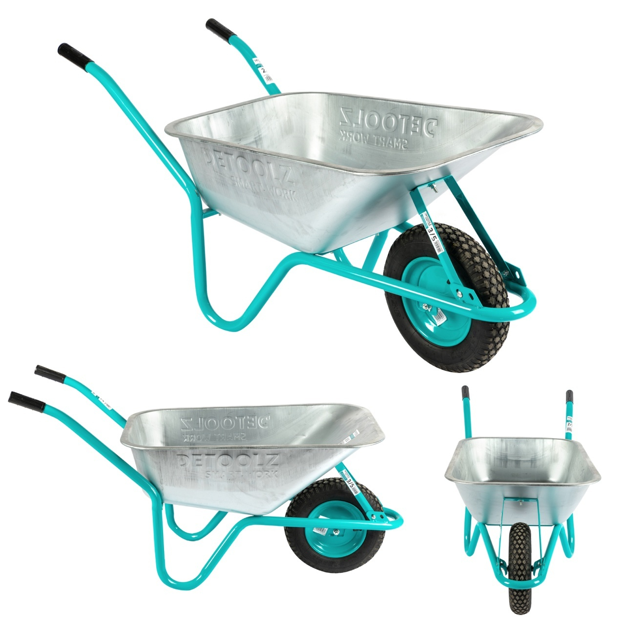 Roaba metalica pentru constructii si gradina 85L [11]