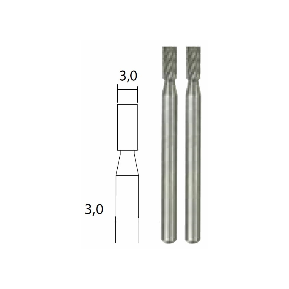 Set 2 freze cilindrice din aliaj de otel-wolfram-vanadiu, Proxxon 28722 [2]