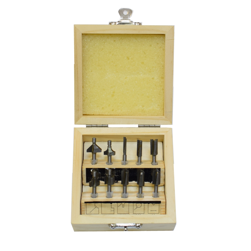 Set de 10 freze pentru profilat, ax 3.2mm, Proxxon 29020 [1]