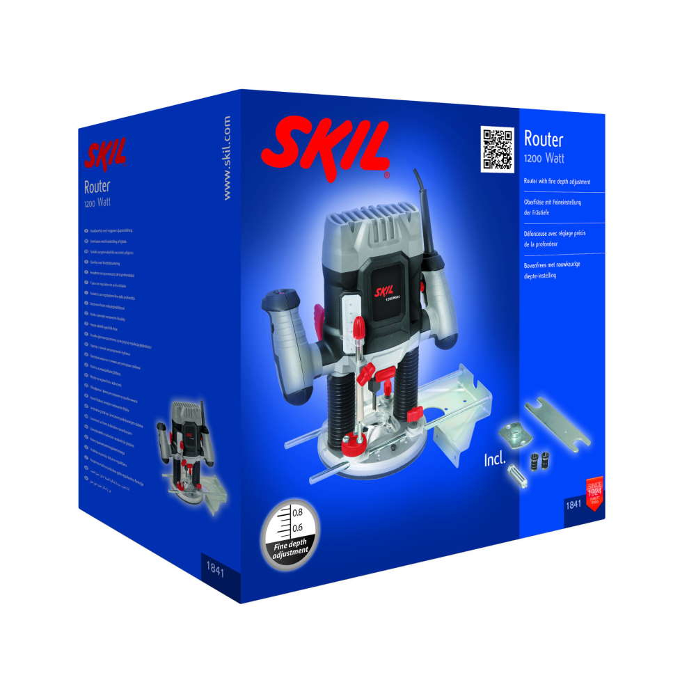 SKIL 1841 AA Freza electrica F0151841AA, 11000 - 30000 rpm, cursa max. 55mm, 1200W, + accesorii [7]