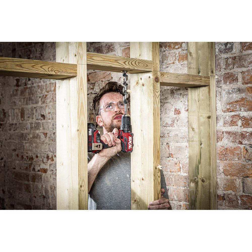 SKIL 3075 JA masina de gaurit cu percutie cu acumulator, cuplu maxim 60 nm, 0-500/0-1800/min, compact Brushless, geanta de transport+set de 6 biti, doar corpul [8]