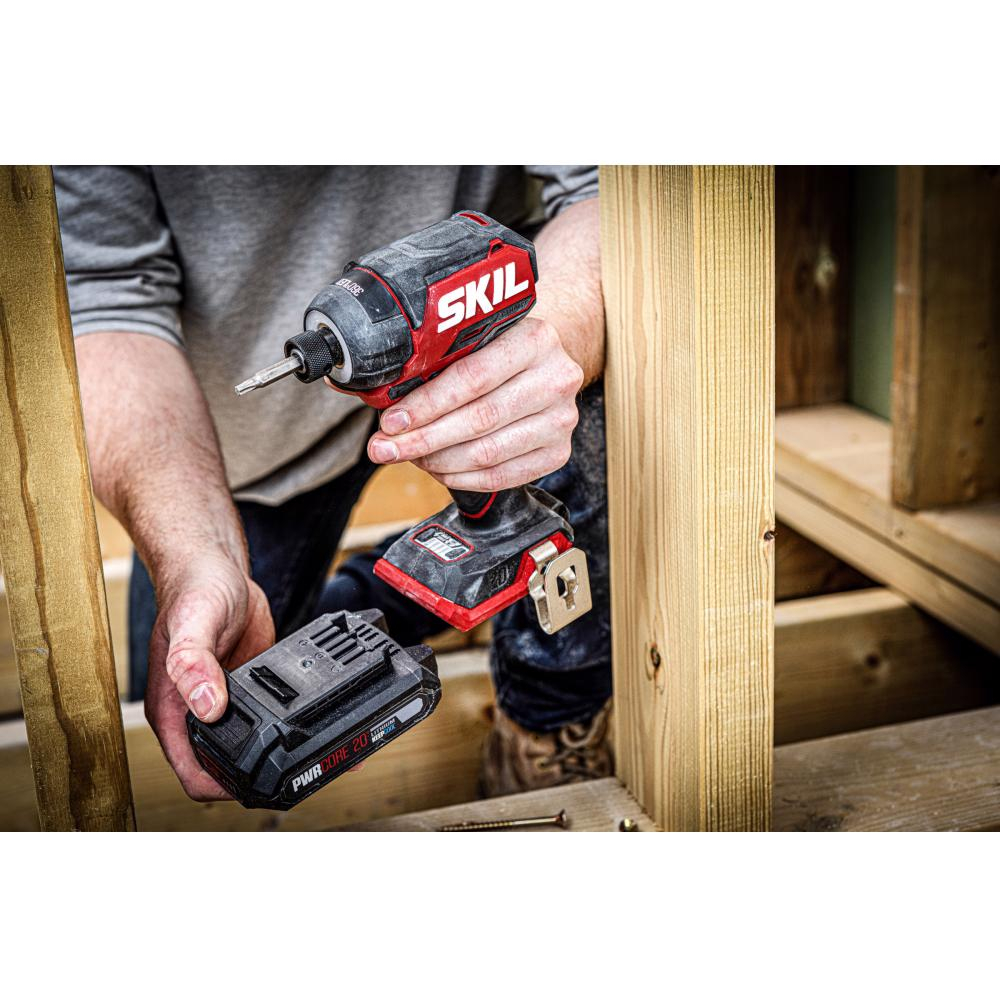 SKIL 3225 JA surubelnita cu impact cu acumulator Compact Brushless, cuplu 250 nm, set 6 biti + geanta de transport, doar corpul [4]