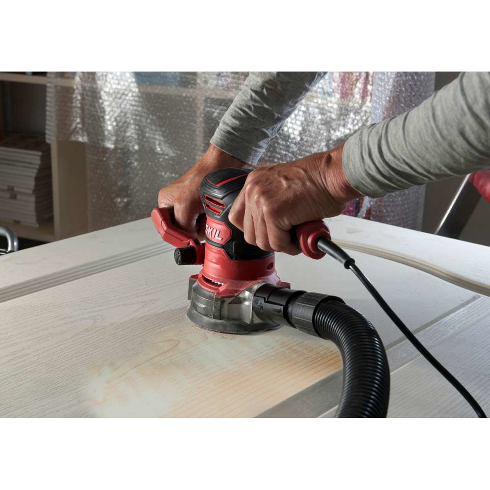 SKIL 7480 DA, Slefuitor cu zgomot si vibratii reduse SR1E7480DA, 400W, + geanta si accesorii [5]