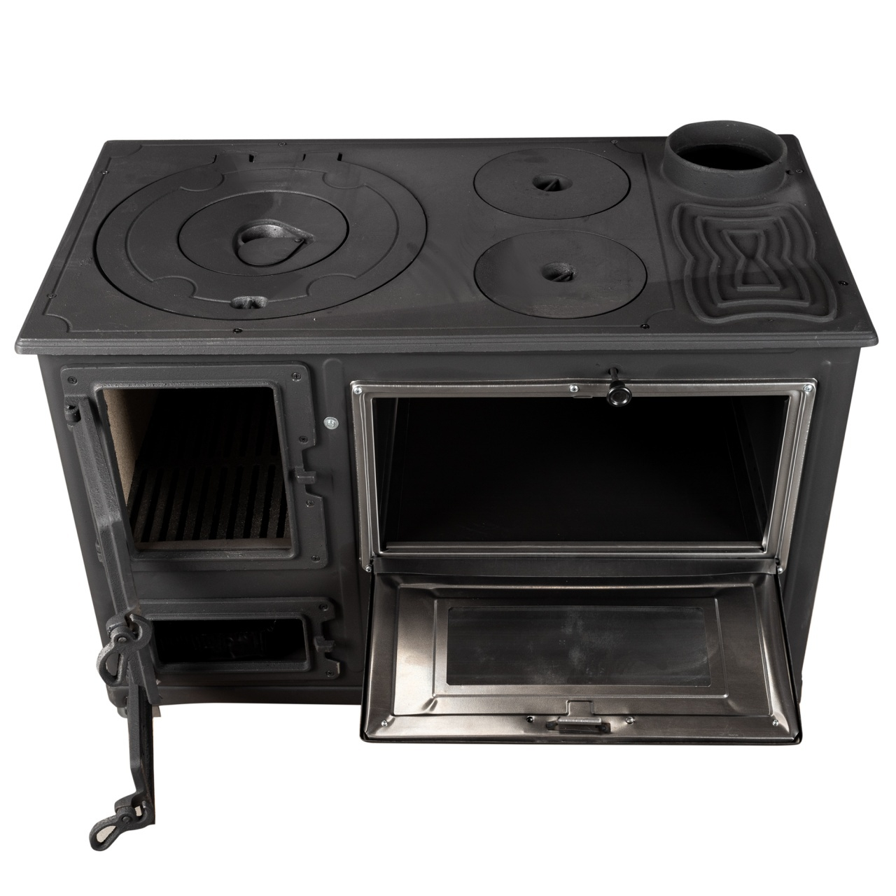 Soba pe lemne 6.7kW Fantazia Lux, cos dreapta [16]