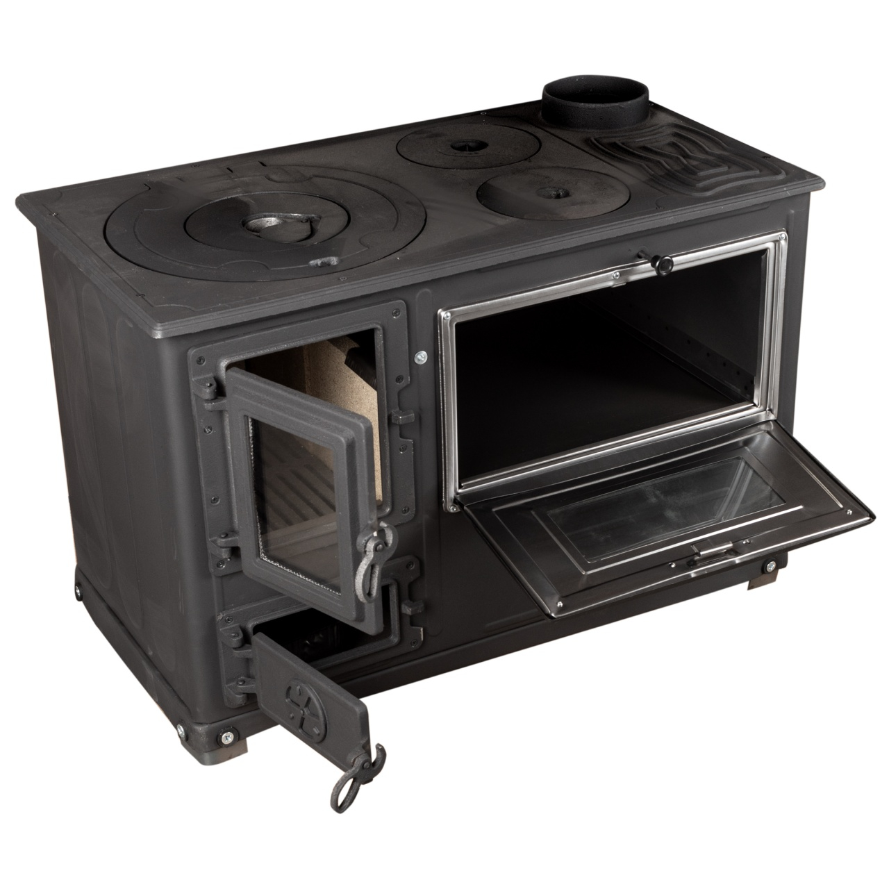 Soba pe lemne 6.7kW Fantazia Lux, cos dreapta [5]