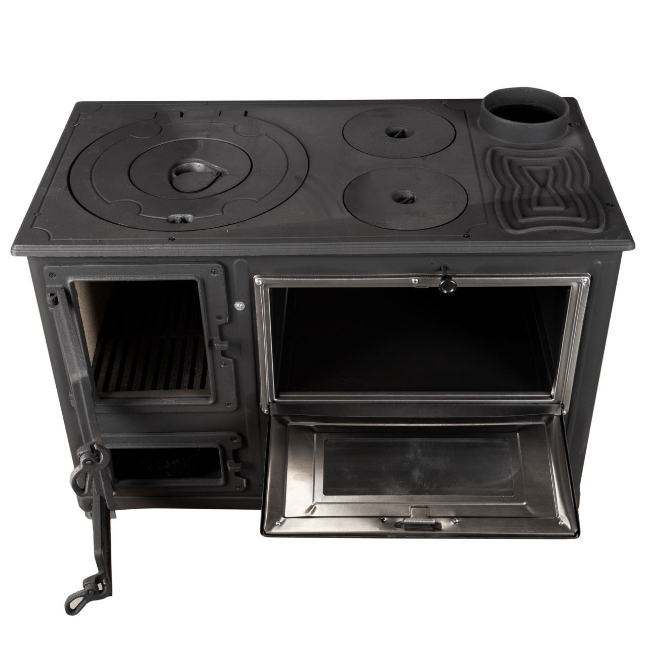 Soba pe lemne 6.7kW Fantazia Lux, cos dreapta [4]