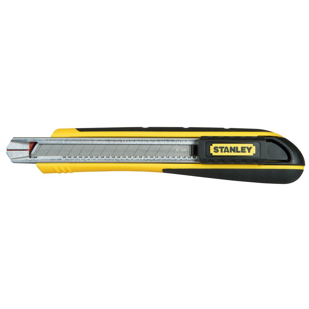 Stanley 0-10-475, Cutter Fatmax bimaterial cu blocare prin glisare, + 6 lame segmentate 9mm [1]