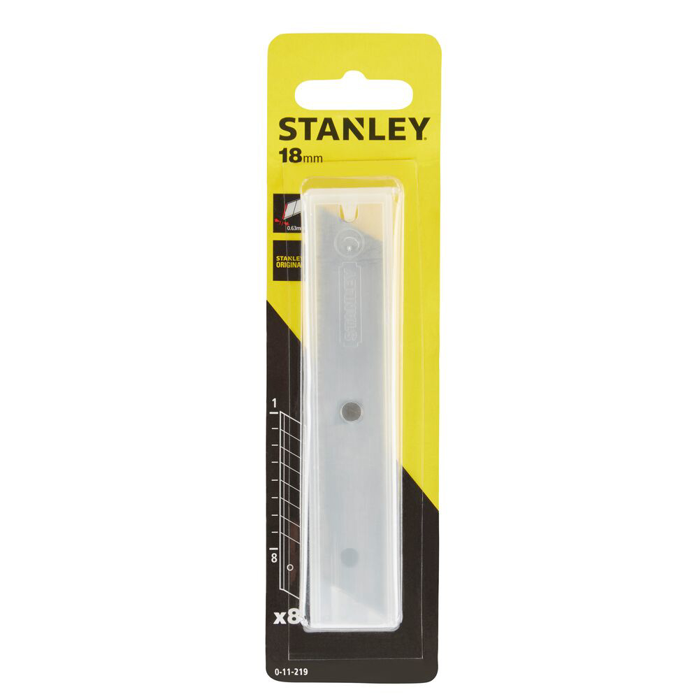 Stanley 0-11-219, Set de 8 lame segmentate cu lungimea de 110mm si latimea de 18mm [1]