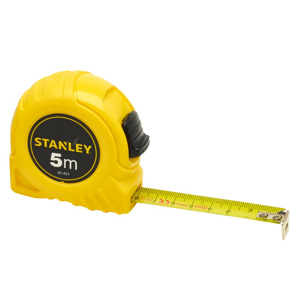 Stanley 0-30-497, ruleta clasica 5m, protectie Tylon, tru-zero, 5m x 19mm, blister [2]