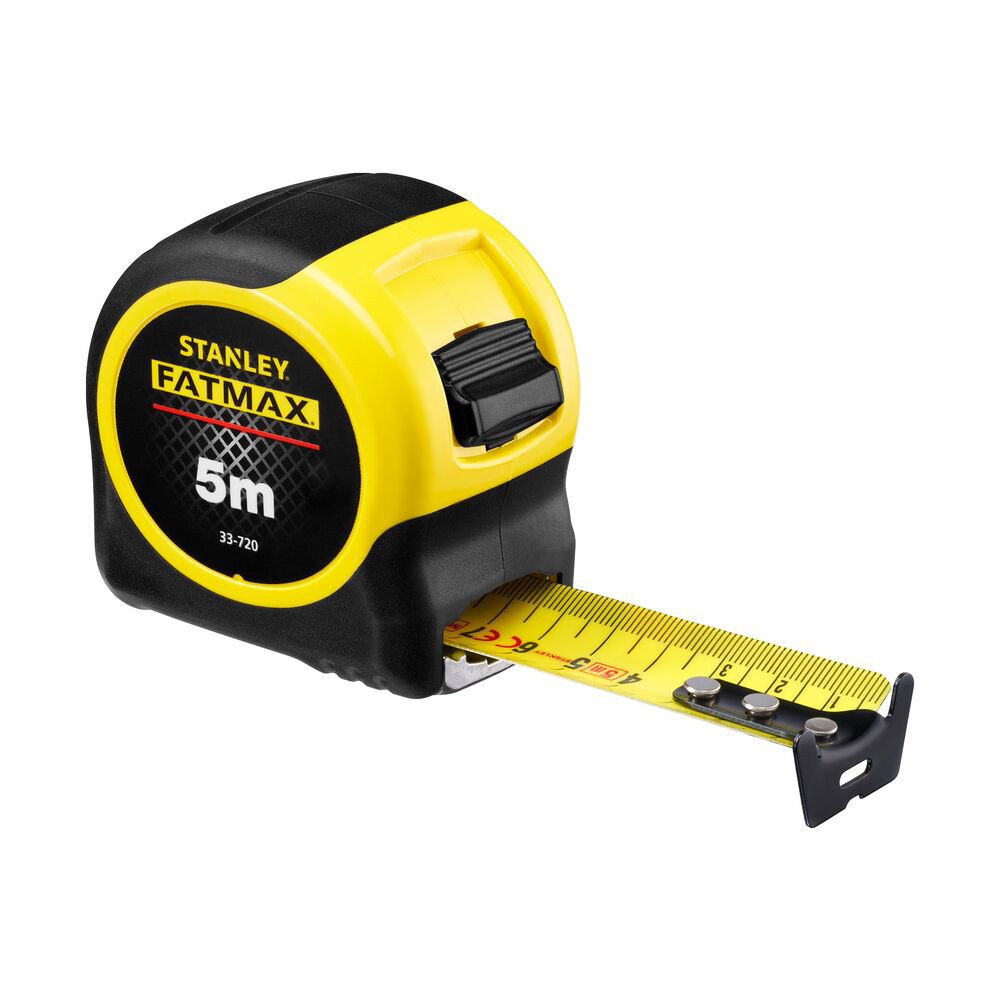 Stanley 0-33-720, ruleta fatmax 5m, Mylar®, BladeArmor, tru-zero, rupere la 3.35m, 5m x 32mm, blister [3]