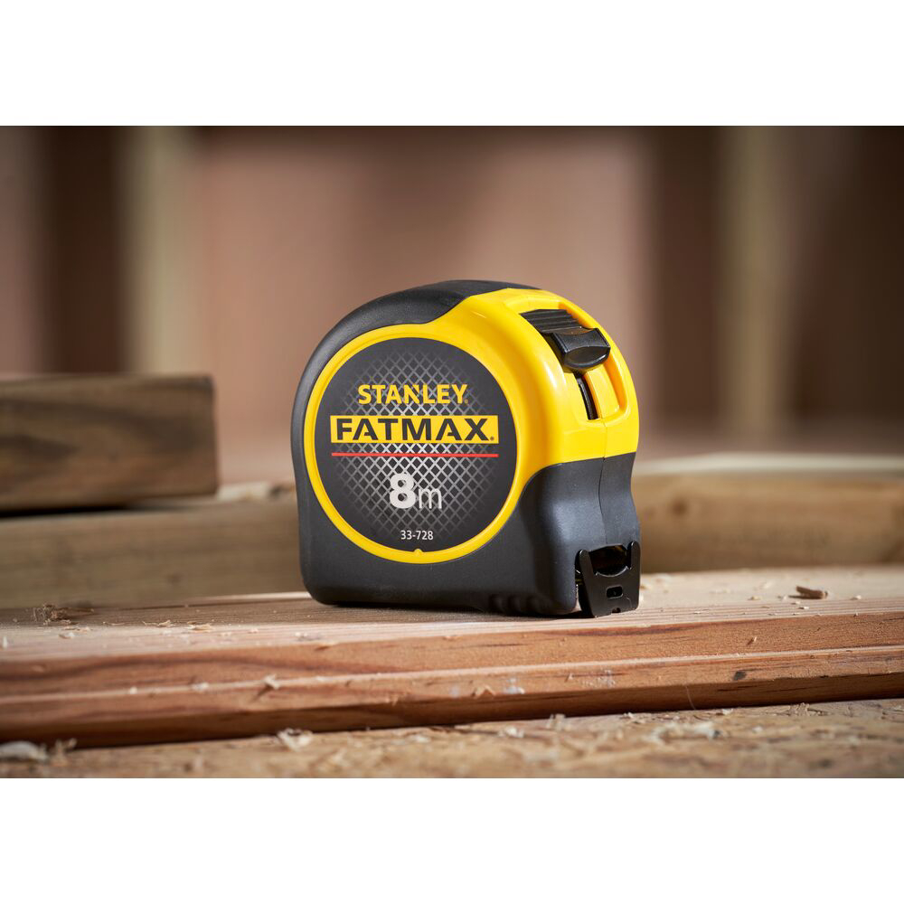 Stanley 0-33-728, ruleta fatmax 8m, Mylar®, BladeArmor, tru-zero, rupere la 3.35m, 8m x 32mm, blister [9]