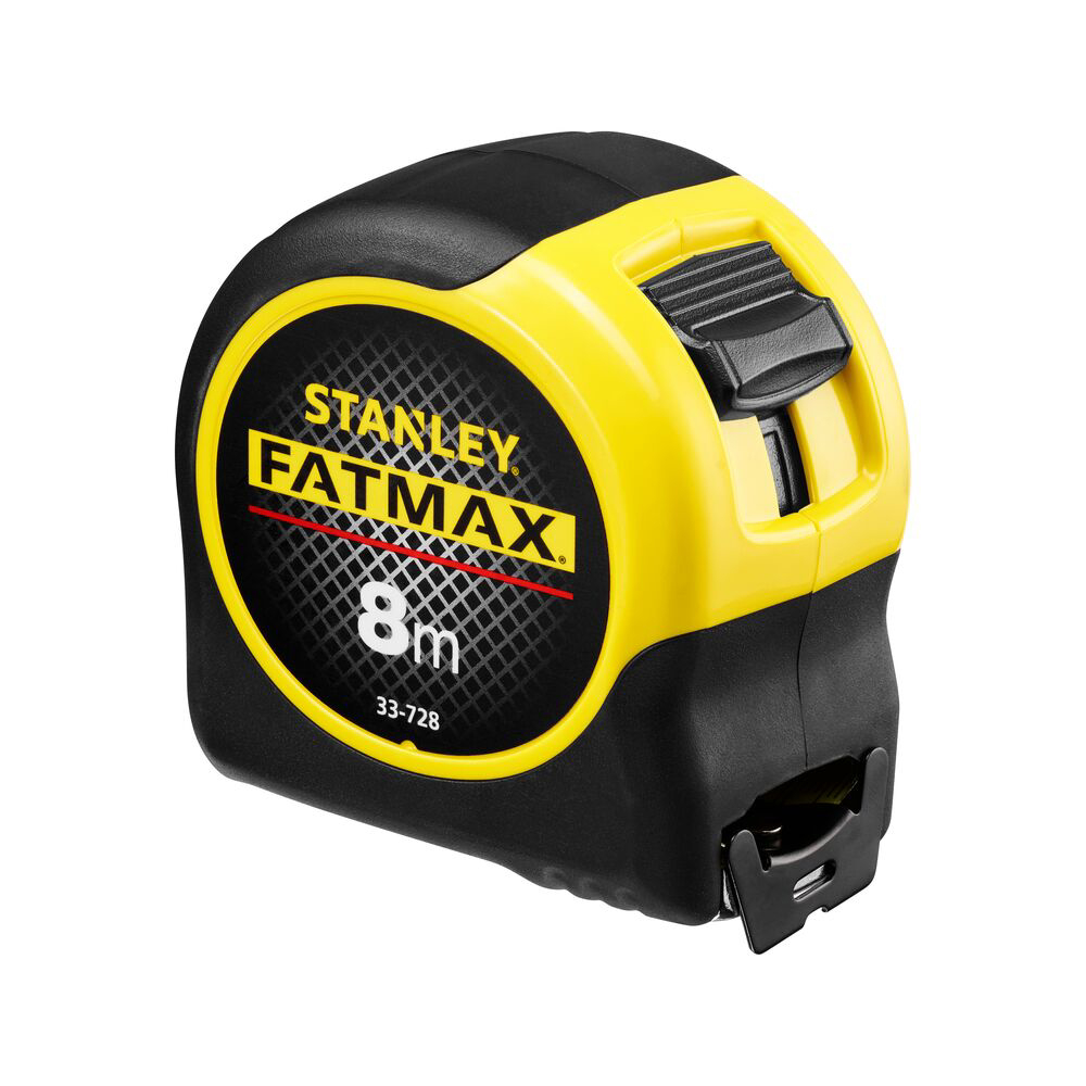 Stanley 0-33-728, ruleta fatmax 8m, Mylar®, BladeArmor, tru-zero, rupere la 3.35m, 8m x 32mm, blister [2]