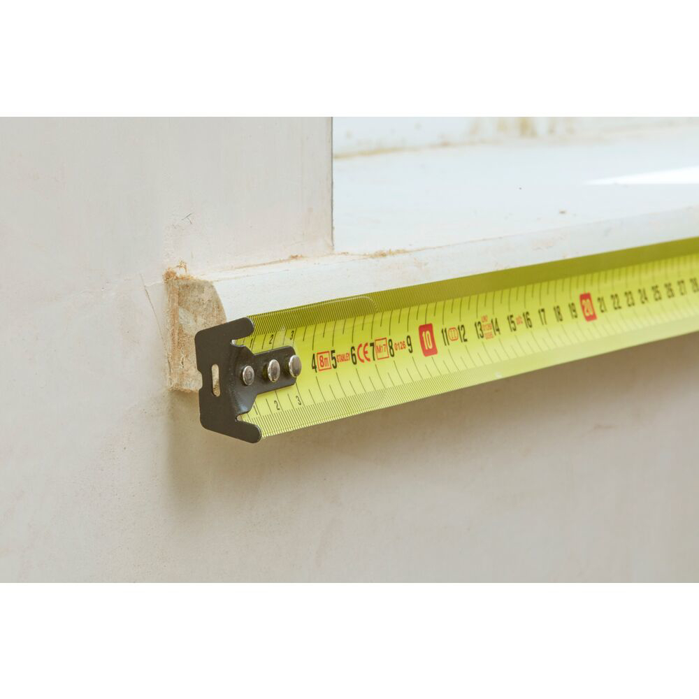 Stanley 0-33-728, ruleta fatmax 8m, Mylar®, BladeArmor, tru-zero, rupere la 3.35m, 8m x 32mm, blister [17]