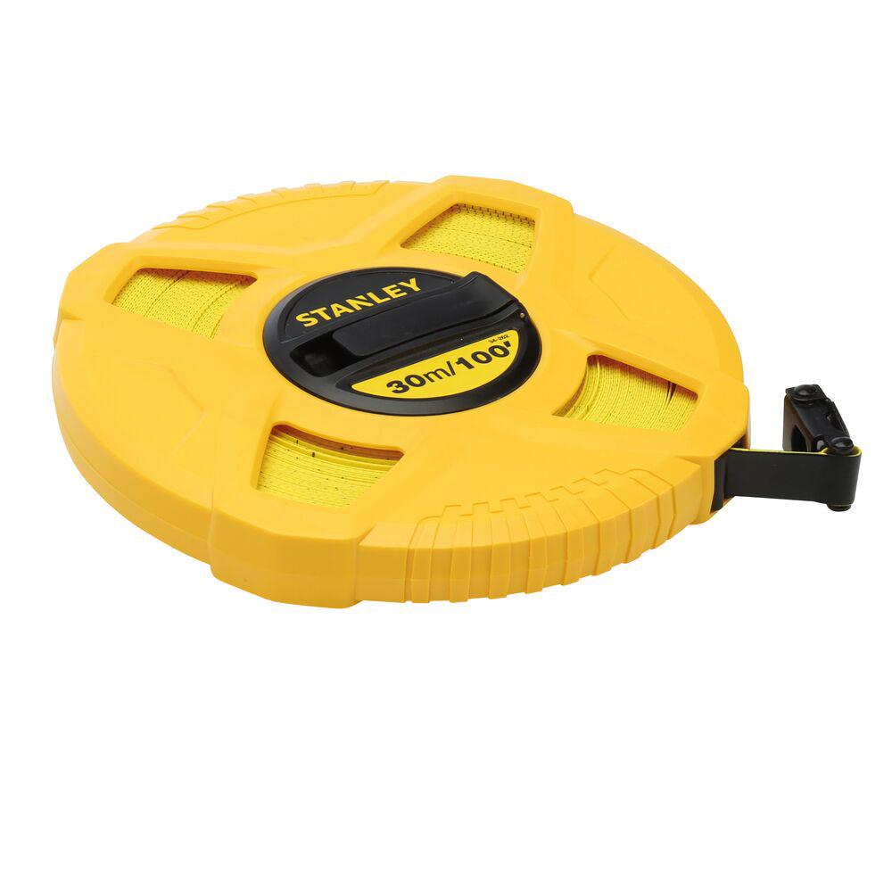 Stanley 0-34-262, ruleta inchisa cu banda de fibra de sticla 30m, tru-zero, vizibilitate ridicata, 30m x 13 mm, blister [1]