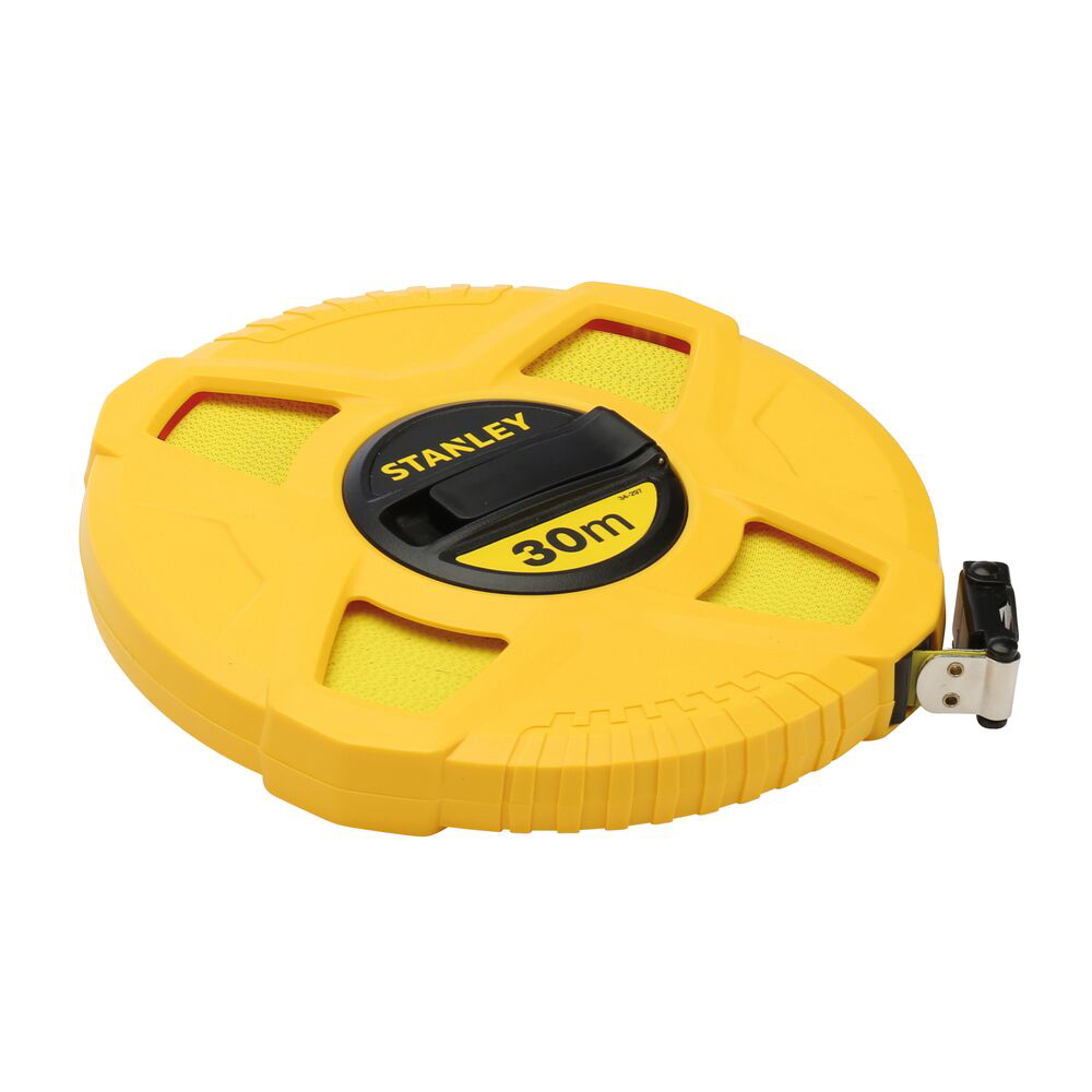 Stanley 0-34-297, ruleta inchisa cu banda de fibra de sticla 30m, tru-zero, vizibilitate ridicata, 30m x 13 mm, blister [1]