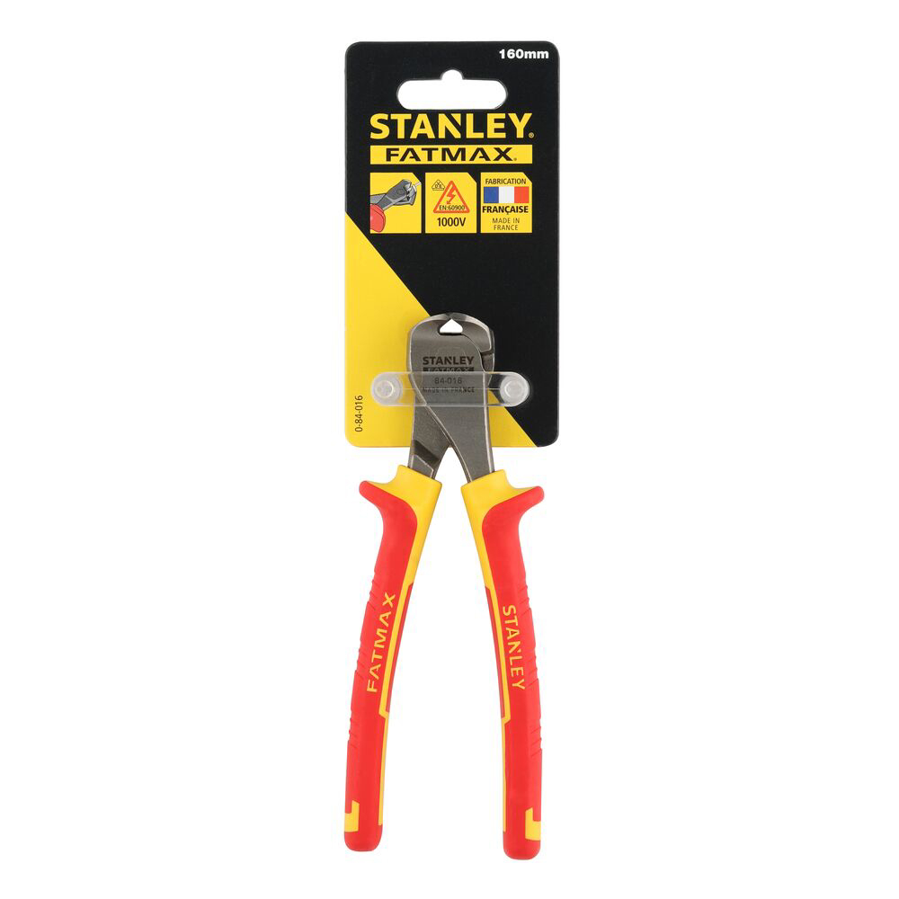 Stanley 0-84-016, Cleste cu taiere frontala FatMax, izolat VDE, 160 mm [2]