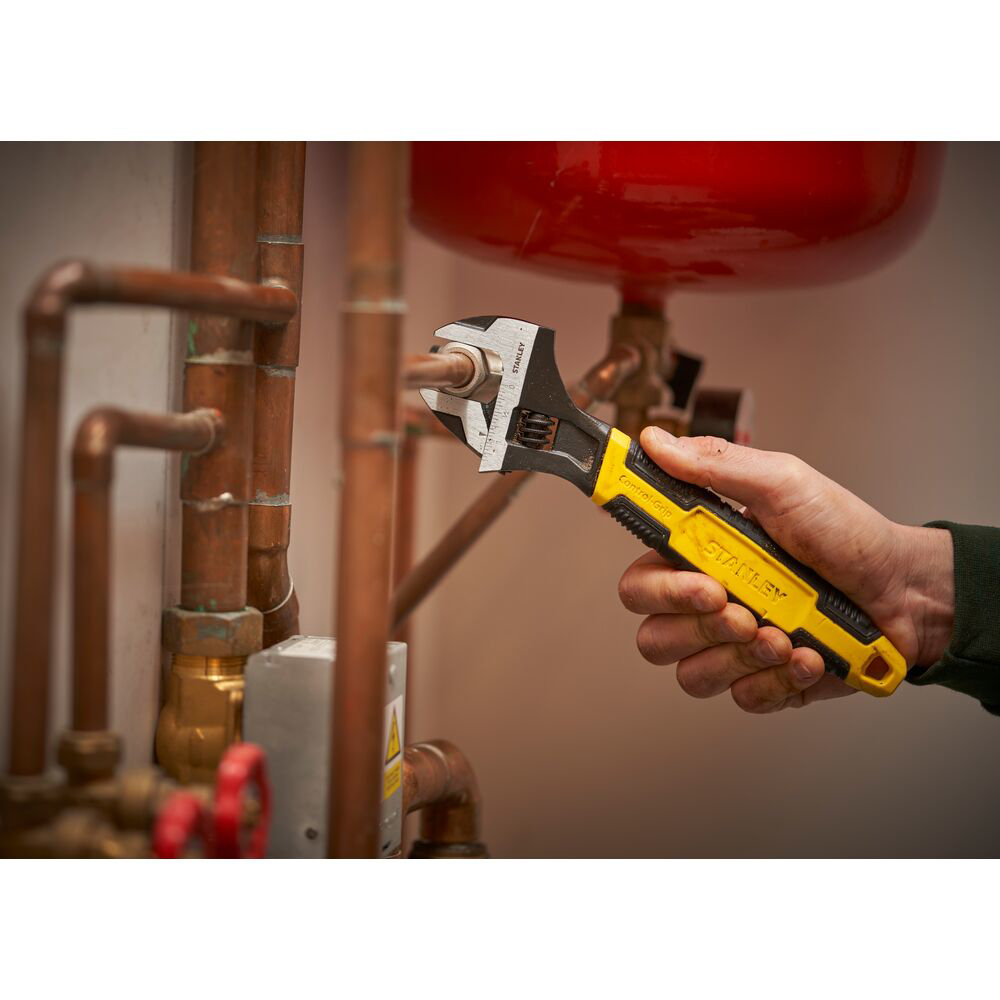Stanley 0-90-947, MaxSteel, cheie reglabila, otel crom-vanadium, cap inclinat, lungime 150mm (6'), deschidere 24mm [13]