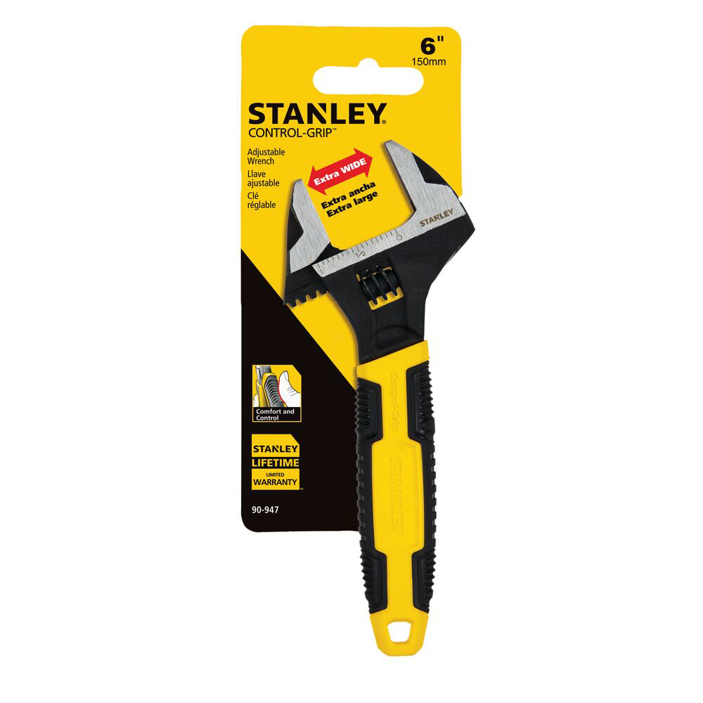 Stanley 0-90-947, MaxSteel, cheie reglabila, otel crom-vanadium, cap inclinat, lungime 150mm (6'), deschidere 24mm [8]
