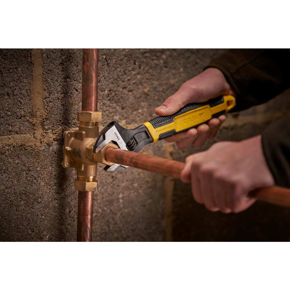 Stanley 0-90-948, MaxSteel, cheie reglabila, otel crom-vanadium, cap inclinat, lungime 200mm (8'), deschidere 31mm [17]