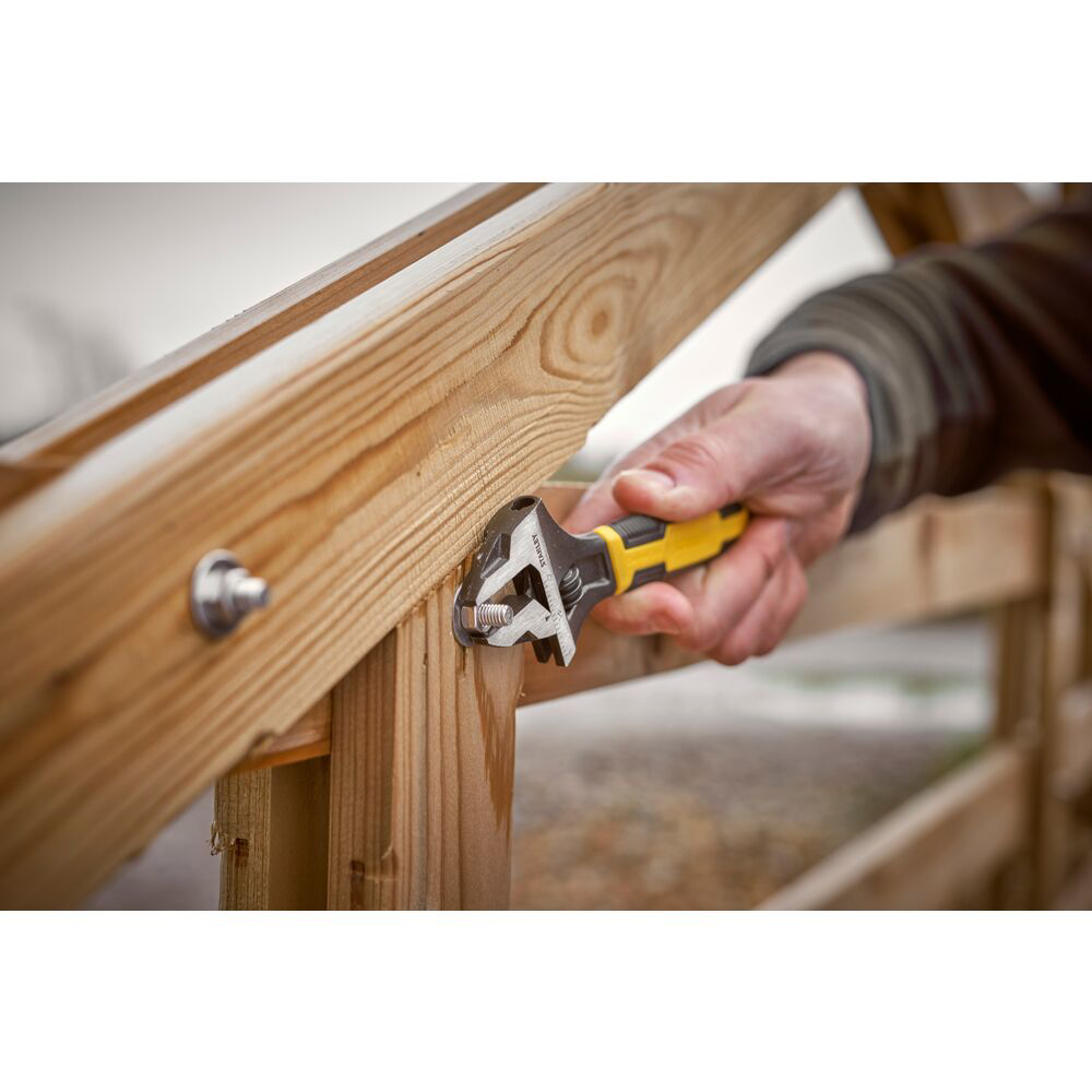 Stanley 0-90-948, MaxSteel, cheie reglabila, otel crom-vanadium, cap inclinat, lungime 200mm (8'), deschidere 31mm [12]