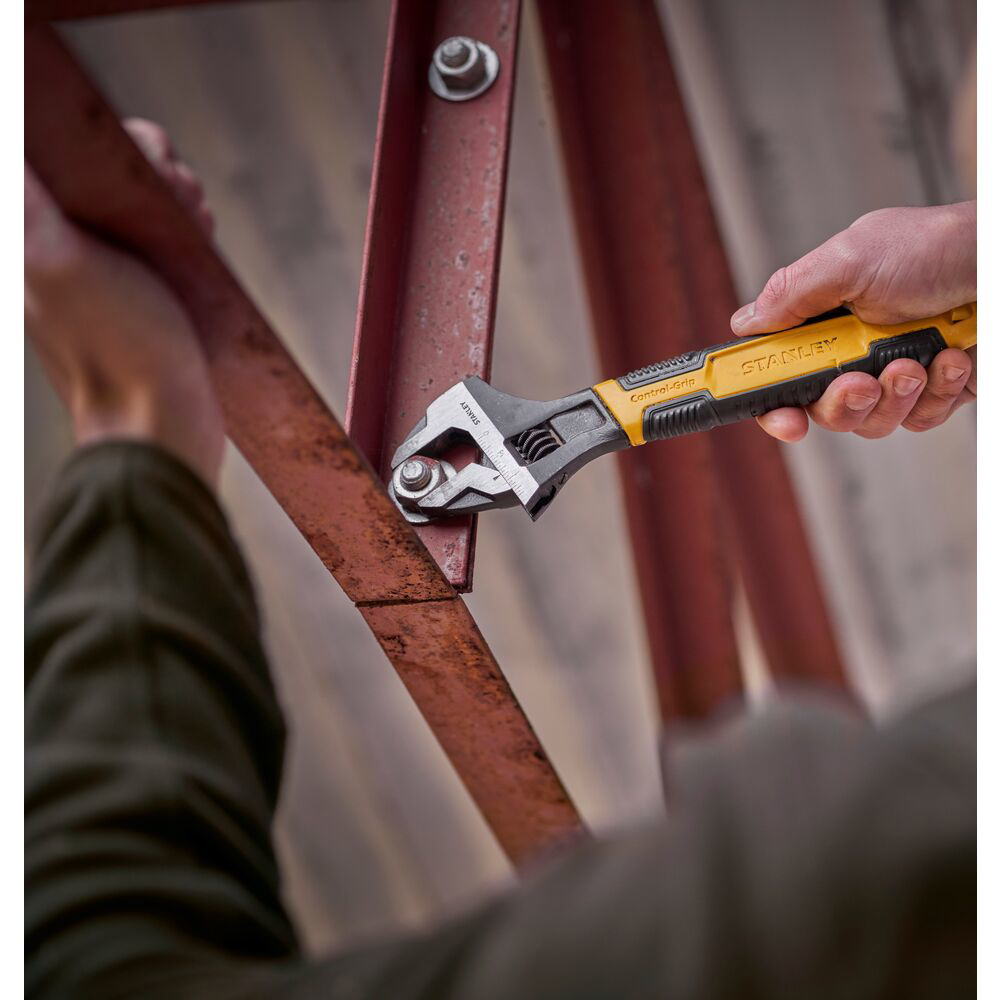 Stanley 0-90-949, MaxSteel, cheie reglabila, otel crom-vanadium, cap inclinat, lungime 250mm (10'), deschidere 33mm [18]