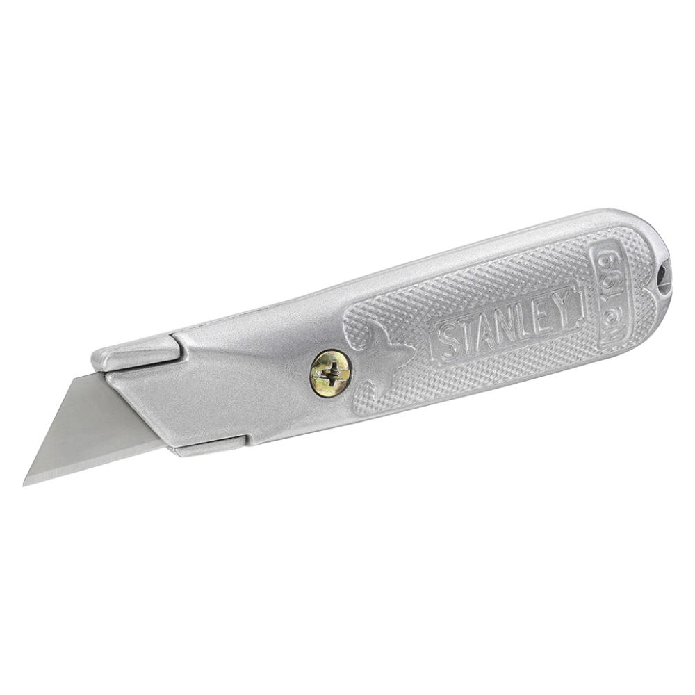 Stanley 1-10-199, Cutter metalic 199E cu lama fixa, 140mm + 3 lame trapezoidale 62mm [1]