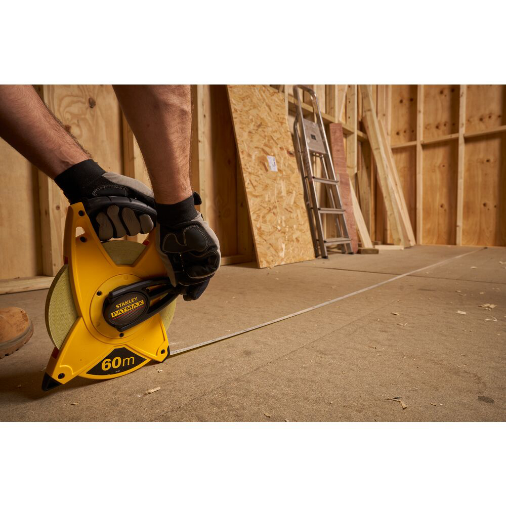 Stanley 2-34-824, ruleta deschisa fatmax cu banda din fibra de sticla 60m, mulinare rapida, tru-zero, 60m x 19mm, blister [5]