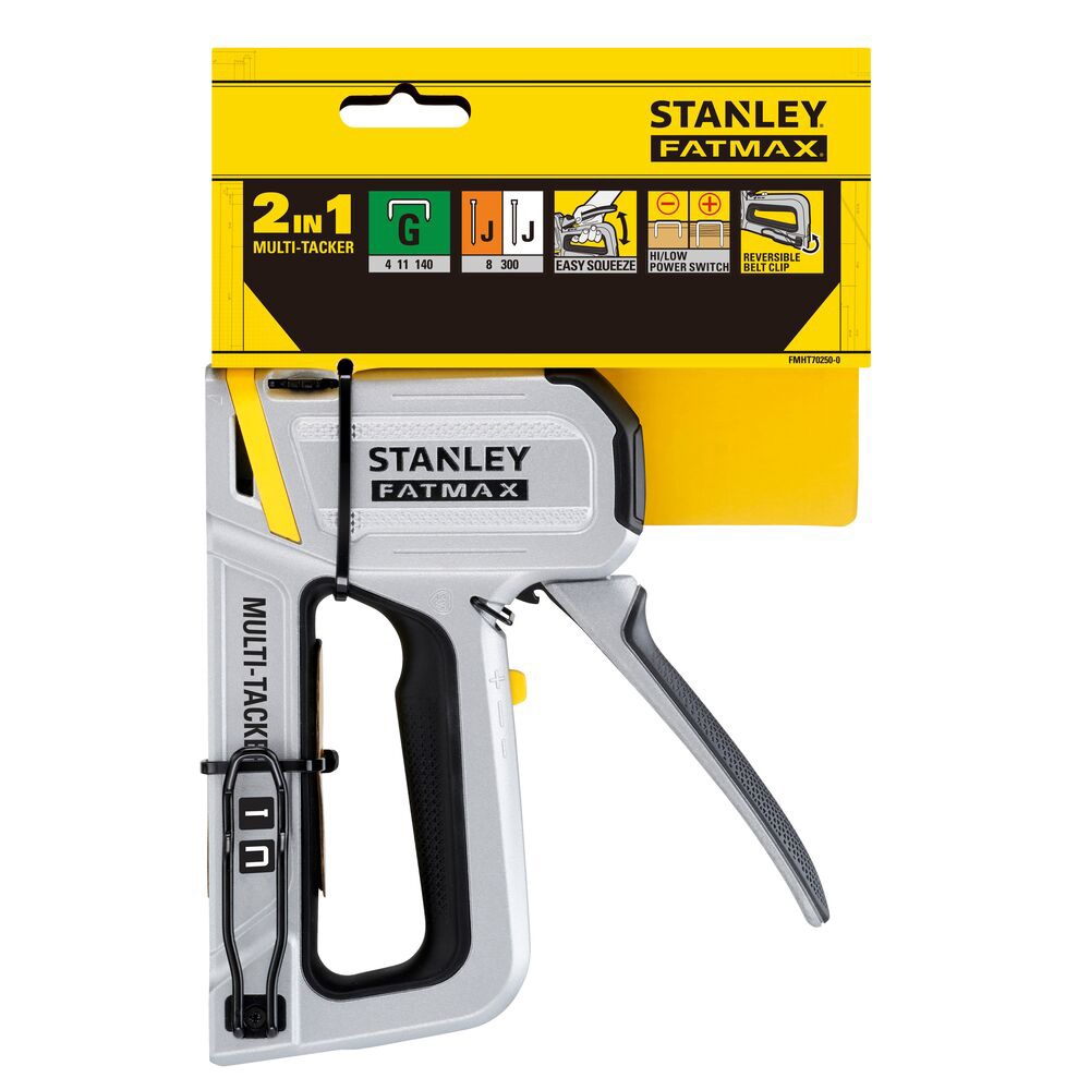 Stanley FMHT70250-0, capsator din aluminiu, FatMax 2 in 1 Multi Tracker, functioneaza cu capse tip G si cuie tip J [4]