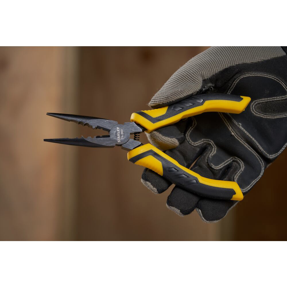 Stanley STHT0-74364, cleste dynagrip combinat, cu varf lung, 200 mm, blister [4]