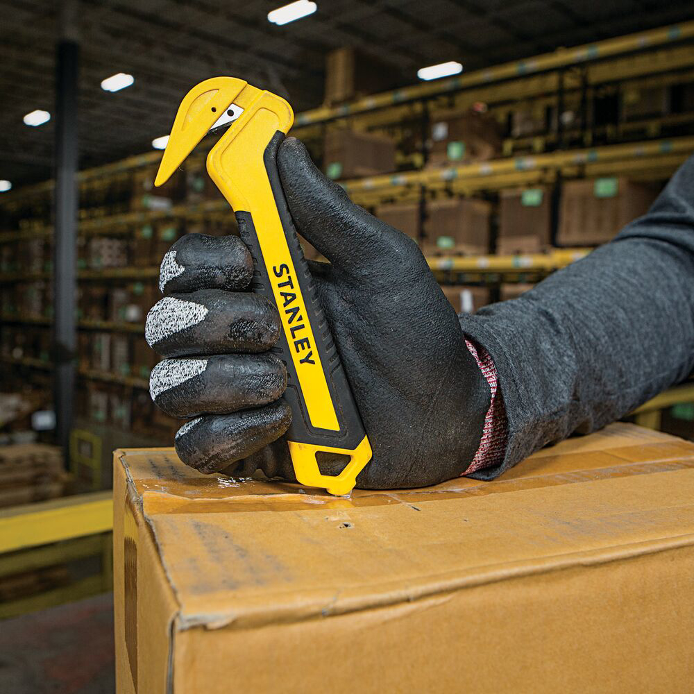 Stanley STHT10356-0, Cutter pentru carton cu maner cauciucat, lama tip carlig [5]