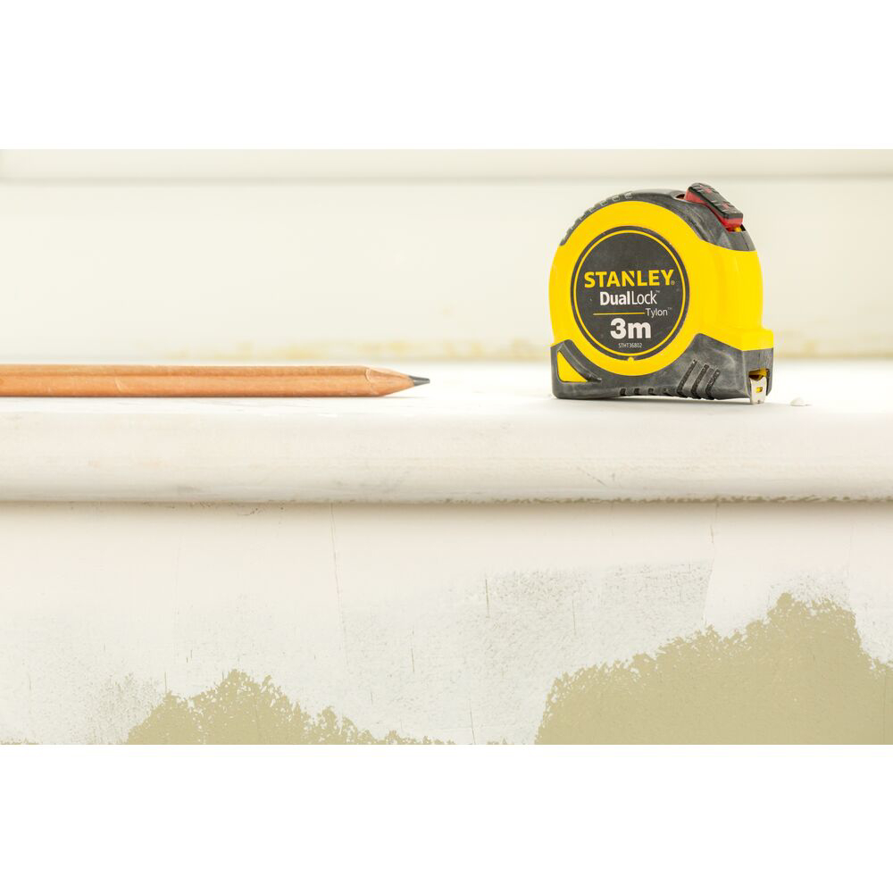 Stanley STHT36802-0, ruleta tylon cu dubla blocare 3m, acoperire Tylon, maner ergonomic, 3m x 13mm, blister [9]